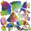 Multiview Photometric Stereo Using Planar Mesh Parameterization
